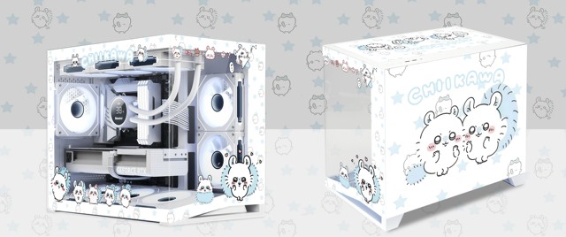 Mid Tower Three-Sided Glass Metal Cartoon Sea View Room Support ATX Motherboard 360 Water Cooling Customized Computer Case Stock