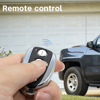 Télécommande de porte de garage DC800N DC1200N 433,92 MHz Code Rolling 4 boutons Cadre métallique Émetteur porte-clés pour ouvre-porte