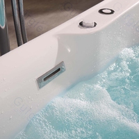 Baignoire de massage à remous en acrylique élégante Gurgle pour la rénovation des salles de bain d'hôtel, directement de l'usine