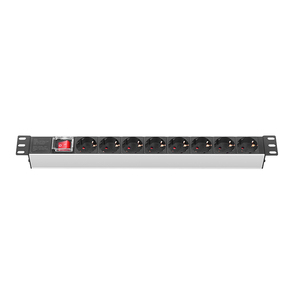OEM Alemania Schuko Sever PDU Unidad de equipo de distribución de energía 8 Way 16A EU Plug 19 'Gabinete de aluminio horizontal - Product Image 6