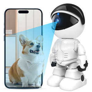 Caméra IP intelligente WESECUU 1080P HD WIFI CCTV Réseau Robert CCTV Surveillance de bébé et d'animaux de compagnie avec télécommande Caméra de sécurité domestique - Product Image 1