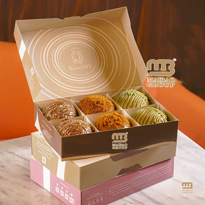 Regalo Fresas Bar Dulces Bombones Embalaje Caja rígida de chocolate Chocolates Galleta Caja de dulces, Donut Pastelería Pastel Cajas de galletas - Product Image 3