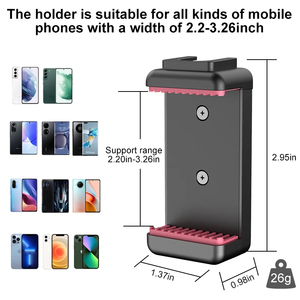 Ulanzi-Mini trípode plegable de 1/4 pulgadas, soporte universal para <span class=keywords><strong>DSLR</strong></span>, Android, iPhone, teléfono inteligente - Product Image 3