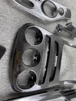 Intérieur en fibre de carbone sur mesure pour voiture, compatible avec E Coupe E Class, instrumentation intérieure
