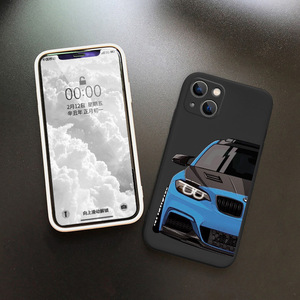 Xe Jdm Silicone Trường Hợp Điện Thoại Cho <span class=keywords><strong>iPhone</strong></span> 17 16 15 Pro 12 11 Pro XS X XR Max Mềm Cover Quay Lại-Mô Hình A32 14 Cộng Với A13 A72 13 Pro Max - Product Image 4