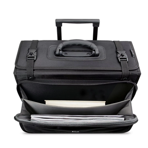 Maletín de <span class=keywords><strong>abogado</strong></span> con ruedas OEM personalizado 1680D, maleta de piloto con ruedas, bolsa para portátil con 2 ruedas giratorias, equipaje de negocios con ruedas - Product Image 4