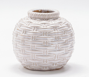 Light Luxury Classic Design Ceramic Flower Pot White Sea Series Ceramic <b>Vase</b> for Wedding for Home Decor - Product Image 1