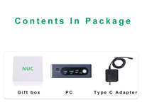Mini PC en Stock, Intel N95, 8G RAM, 256G SSD, 6G, Windows 10 Pro, 4K 60Hz, Doble HDMI, WiFi6, Oficina, Hogar, Juegos, Escritorio