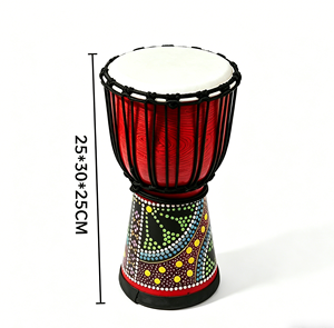 Usine de gros <span class=keywords><strong>Prix</strong></span> bon marché Musical Percussion <span class=keywords><strong>Tambour</strong></span> à main en bois Djembé Tambours africains à vendre - Product Image 5