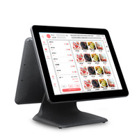 Terminal de point de vente tout-en-un I3/I5/I7, 32 Go de RAM, écran tactile capacitif 10 points, double écran 15,6''+14'', Windows 10/Linux, 1920x1080