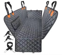 Housse de siège de voiture pour chien PKY, imperméable, anti-rayures, antidérapante, hamac pour chien, lit de voiture pour chien, housse de siège de camion pour siège arrière