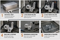 Support de connexion pivotant de précision sur mesure pour articulation de robot en acier inoxydable/aluminium, usiné par CNC 5 axes et usinage par électroérosion à fil