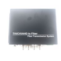 Dönüştürmek ip kamera AHD/CVI/TVI 4 kanal BNC video + 1 kanal rs485 veri tek fiber optik ortam dönüştürücü