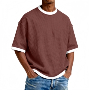 T-shirt Homme Décontracté à Manches Courtes 100% Coton Imprimé Vintage Hell <span class=keywords><strong>Star</strong></span> – Modèle Identique aux Collections de Fabricants (Stock Disponible) - Product Image 2