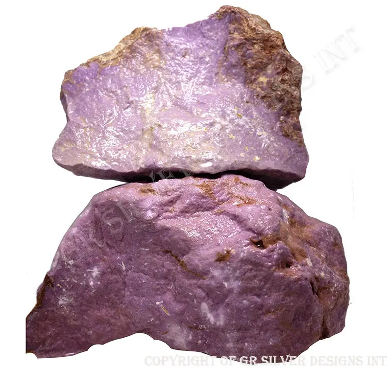 Натуральный фосфосидерит отличного качества, фиолетовый грубый камень