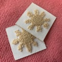 Écusson de coton chenille brodé à chaud personnalisé, écusson de serviette de broderie de qualité parfaite pour uniforme