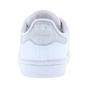 Zapatillas Adidas Superstar Elastic para Bebé y Niño Pequeño Blanco Plata Dawn - Product Image 3