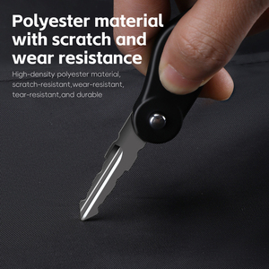 WEST BIKING 210 Nylon PU <span class=keywords><strong>Housse</strong></span> de guidon de vélo imperméable et anti-poussière, sangle résistante à l'usure, poignées de guidon de vélo - Product Image 3