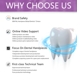 Pieza de mano de implante de alto par 20:1 para sistema WH: contraángulo de baja velocidad para cirugía de implante dental precisa - Product Image 5