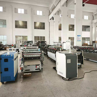 Machine automatique de fabrication de sacs laminés à fond plat, rouleau de papier PE, film pour emballage alimentaire