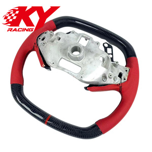 Volante Deportivo Personalizado de Fibra de Carbono con Palancas de Cambio para Chevrolet Corvette C6 C7 C8 Z06, Interior de Auto - Product Image 3