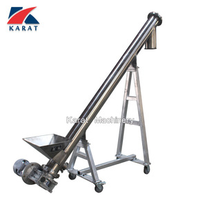 Toz için SS304 hareketli eğimli vidalı konveyör hazne vida besleyici - Product Image 5