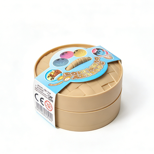 Juguetes CS: Pelotas antiestrés blandas con purpurina, simulando panecillos al vapor (Baozi), en caja sorpresa, a granel, juguetes sensoriales Fidget con forma de comida - Product Image 5