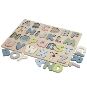 Rompecabezas de madera oblongo, juguetes <span class=keywords><strong>para</strong></span> niños, juguetes <span class=keywords><strong>para</strong></span> niños que aprenden <span class=keywords><strong>palabras</strong></span> en inglés - Product Image 2