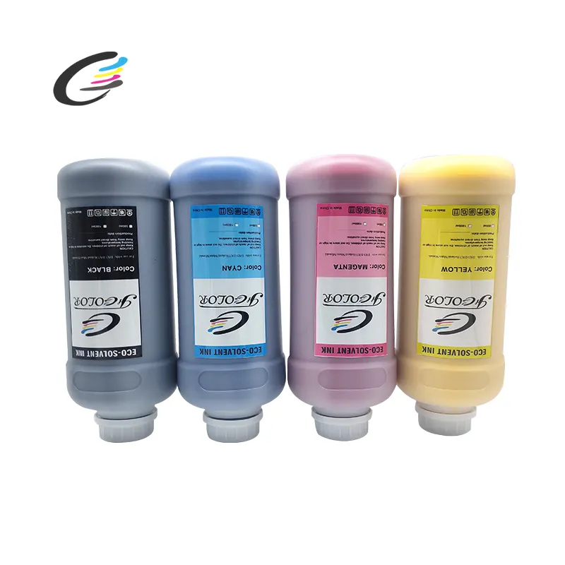 Diskon besar Fcolor Premium Eco Water Base tinta pelarut dalam ruangan luar ruangan standar asli untuk Epson