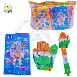 Saco surpresa unissex OEM com brinquedos de desenho animado, doces macios e balão para meninos e meninas, conjunto de presente de brinquedo promocional