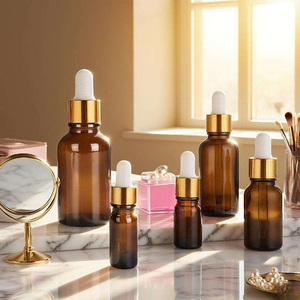 Essential Oil <b>Bottle</b> 5ml <b>10ml</b> 20ml 30ml 50ml 100ml Amber Frost Glass Dropper <b>Bottle</b> for Essential Oil - Product Image 4