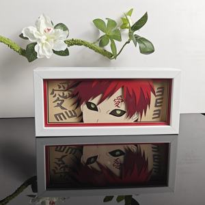 Jujutsu Kaisen Megumi Fushiguro Caja de Luz LED con Sombra, Disponible en Almacén de EE. UU., Envío <span class=keywords><strong>Hoy</strong></span>, Decoración de Pared de Anime 3D Brillante - Product Image 3