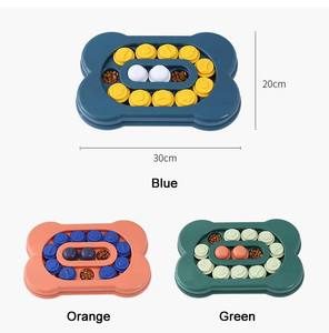 A forma di osso puzzle per animali domestici giochi IQ Training Slow Feeder Dispenser di cibo per cani per l'addestramento di giocattoli interattivi per cani per animali domestici - Product Image 4