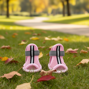 Sandalias para Mascotas, Malla, Talla Extra Pequeña, Zapatos Deportivos para Perro, Diseño a Rayas, para Todas las Estaciones - Product Image 2