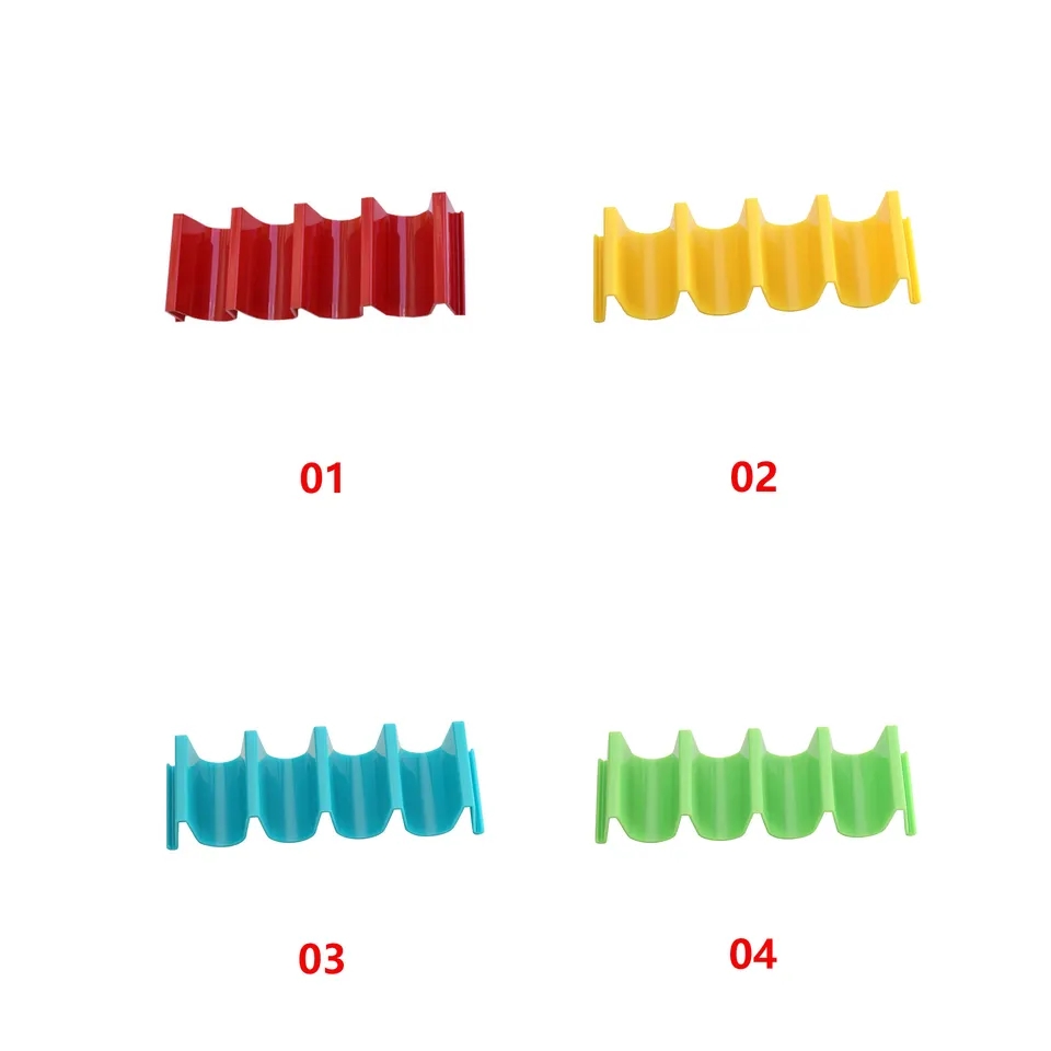 Soporte para tacos colorido