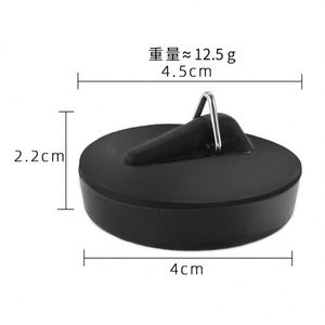 Bouchon de vidange universel, couvercle d'étanchéité pour baignoire et lavabo - Product Image 1