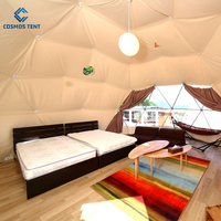 Tente de salon de commerce, dôme géodésique de luxe, tente de glamping, maison de tente, dôme rond du désert pour hôtel