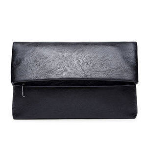 Fabbrica del Commercio All'ingrosso <span class=keywords><strong>di</strong></span> Alta Qualità Su Misura <span class=keywords><strong>di</strong></span> <span class=keywords><strong>Marca</strong></span> <span class=keywords><strong>di</strong></span> Stampa Nero <span class=keywords><strong>di</strong></span> Cuoio Reale degli uomini del Sacchetto <span class=keywords><strong>di</strong></span> Frizione - Product Image 1