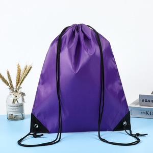 Dây Kéo Túi phòng tập thể dục dây kéo Ba Lô Xách tay chuỗi bao túi Polyester trống <span class=keywords><strong>cinch</strong></span> Dây Kéo Túi du lịch trẻ em tự làm quà tặng - Product Image 2