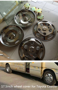 <span class=keywords><strong>Tapacubos</strong></span> de 175 mm al por Mayor, Cubierta de Acero Inoxidable de 17.5 para Toyota Coaster, Hecho en China - Product Image 6