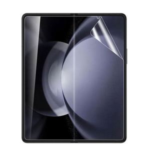ฟิล์มกันรอยหน้าจอแบบนิ่มพับได้ HD ใส ป้องกันรอยขีดข่วน TPU สำหรับ Fold7/Flip7 ป้องกันฟองอากาศ ความแข็ง 2H หนา 0.15 มม. - Product Image 1