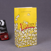 Sac d'emballage en papier pop-corn artisanat papier Kraft avantage sulfurisé pour un usage domestique emballage à emporter produit d'impression alimentaire