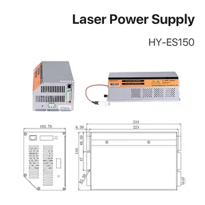 Good-Laser HY-ES 80 W 100 W Laserstromversorgung für CO2-Lasergraviergeräte, Stromversorgungsersatz