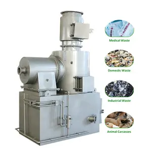 Không khói 850 ~ 1200 độ C degreeswaste hộ gia đình công nghiệp nhỏ vườn chất thải lò đốt