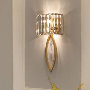 Lampe murale LED décorative en fer forgé de style américain, simple, pour couloir, salon, fond de mur, horloge à <span class=keywords><strong>pendule</strong></span> - Product Image 2