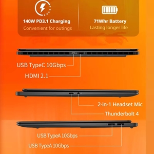 Ordinateur portable de jeu <span class=keywords><strong>Omen</strong></span> 11 Slim Intel 32 Go DDR5 1 To SSD 2025 <span class=keywords><strong>14</strong></span> pouces 2.8K OLED avec écran de protection oculaire RTX 5070 - Product Image 5