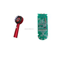 Masseur facial rechargeable Upjing 7 couleurs, outil de sculpture du cou, appareil de beauté pour la maison, solution de circuit EMS à vibrations