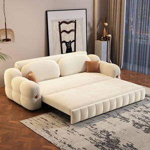 Modern Minimalist <strong>Sofa</strong> <strong>Bed</strong> Buttery Style Folding <strong>Sofa</strong> <strong>Bed</strong> Pull-out Velvet <strong>Sofa</strong> <strong>Bed</strong> - Product Image 1