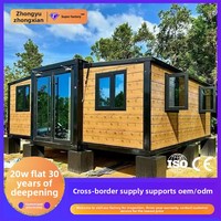 Maisons conteneurs pour l'expansion du commerce extérieur, bâtiments modulaires préfabriqués, modules pliables à assemblage rapide, maisons mobiles étanches