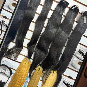 Extensiones de Cabello Humano Remy Virgen 100% Natural Sin Procesar Estilo Yaki de la India - Product Image 3